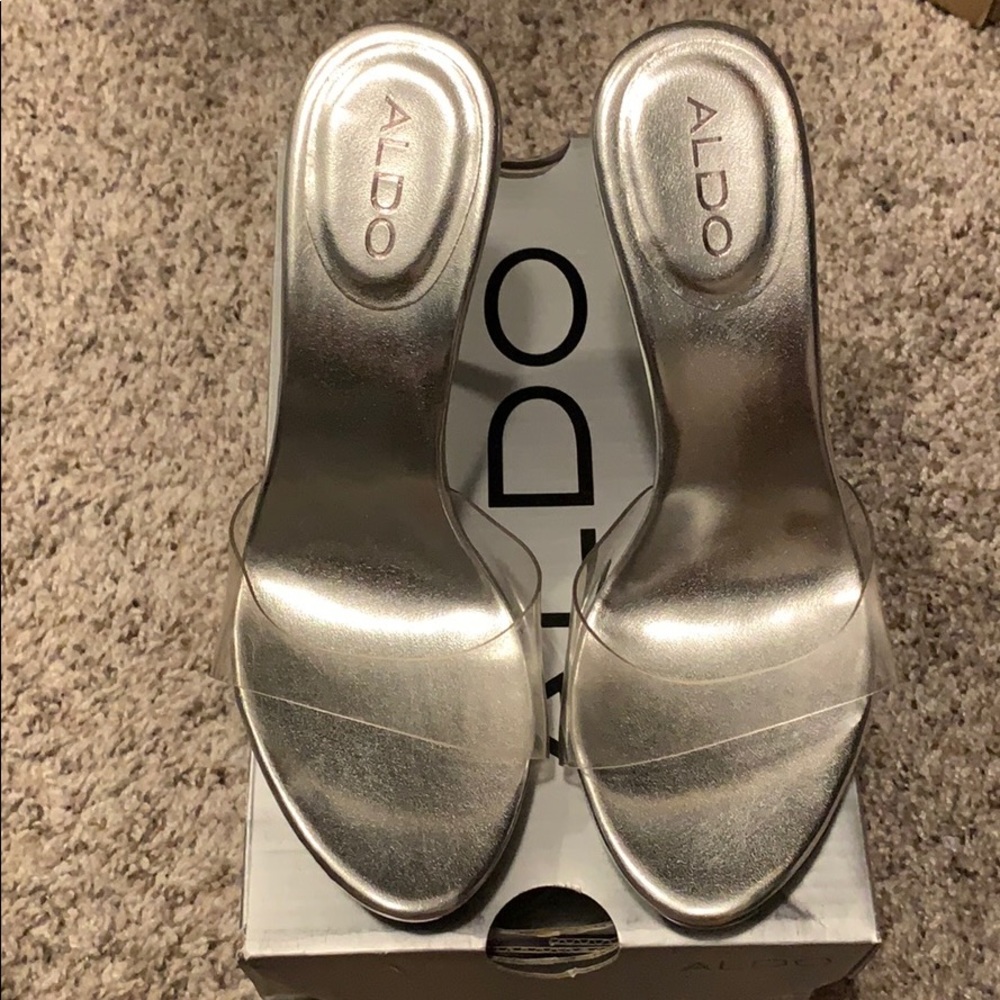 Aldo clear high heels